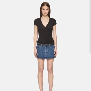 Eb denim Cherry mini skirt